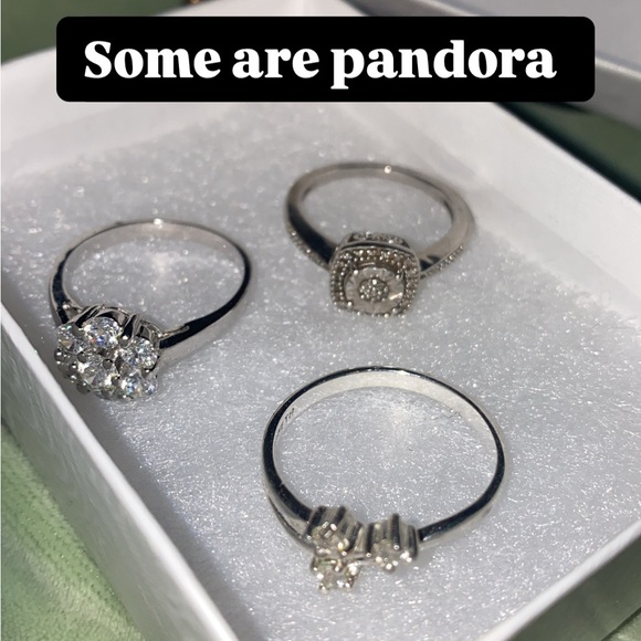 Pandora rings size 6-7 - Picture 1 of 2
